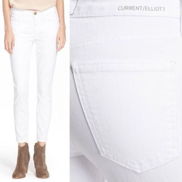 Current/Elliott The Stiletto Ankle Jeans in Sugar - Picture 12 of 14